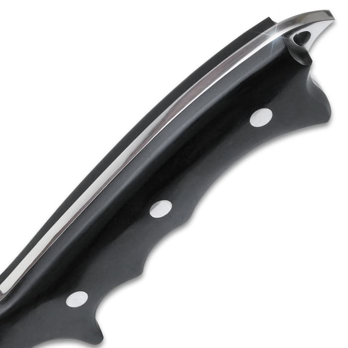 Hibben Legacy Combat Fighter Knife with Leather Sheath