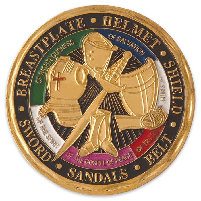 Armor of God Challenge Coin Good Luck Charm