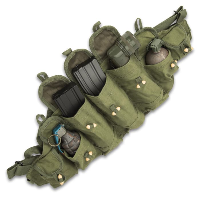 Mil Tec OD AK 47 Bandolier Military