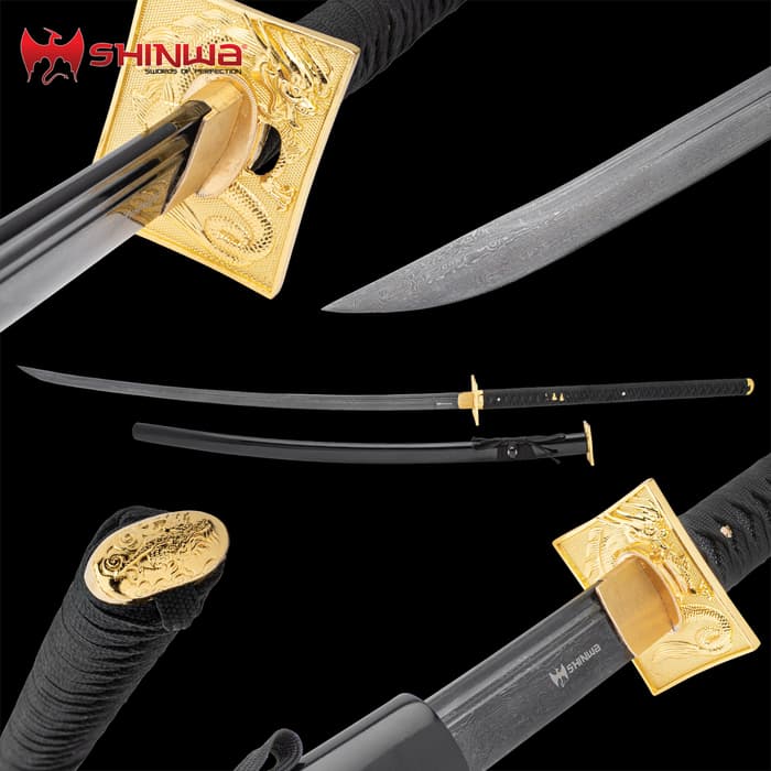 Since 2007, Shinwa Swords has been hand-forging their swords using ancient tempering techniques that give them a custom look