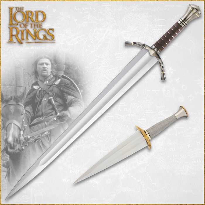 The sword and dagger of Boromir.