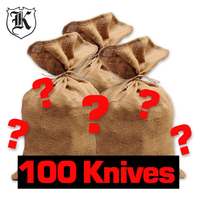 100 Throwing Knives Surprise Bag