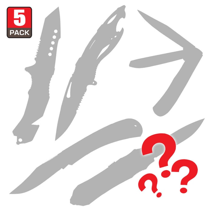 Pocket Knives Scratch & Dent Mystery Bag Five Pieces