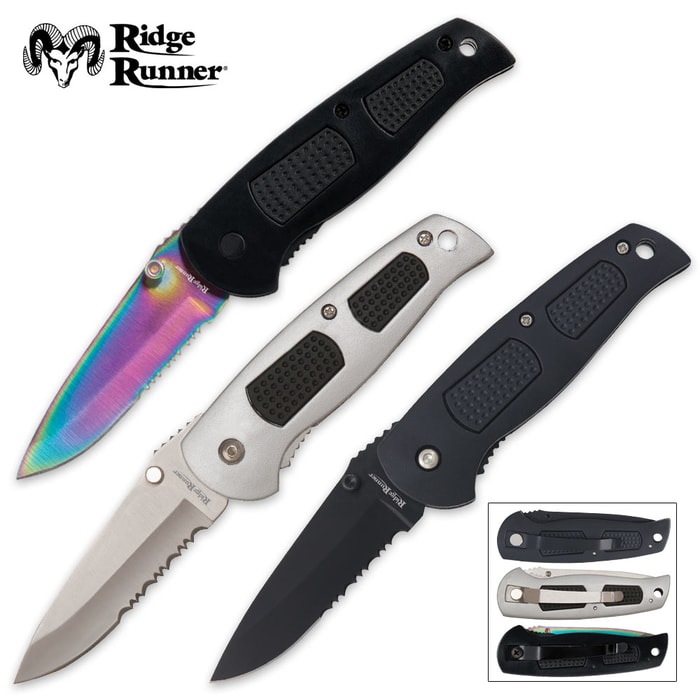 Ridge Runner Pocket Knife 3-Pack