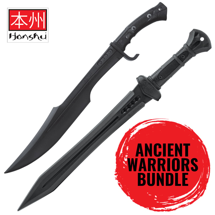 Full image of the Honshu Spartan and Gladiator Training Swords in the Ancient Warriors Bundle.