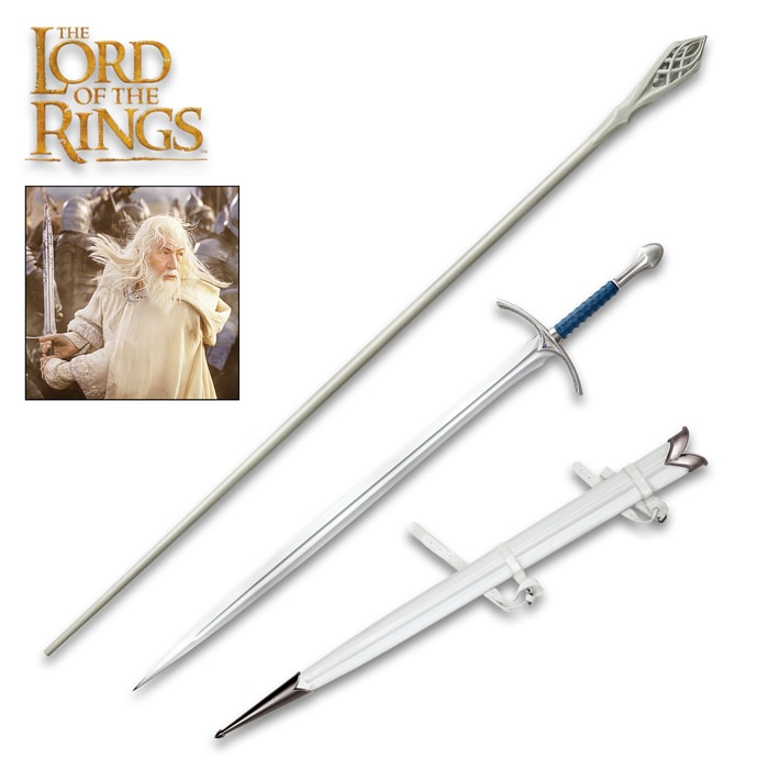 Full image of the LOTR Gandalf the White Collection.