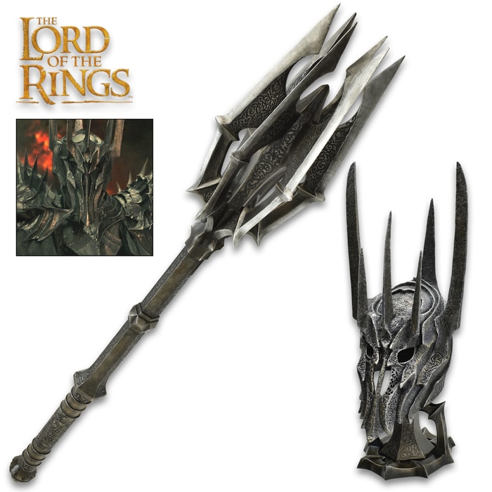 Full image of the Lord of the Rings Sauron Collection.