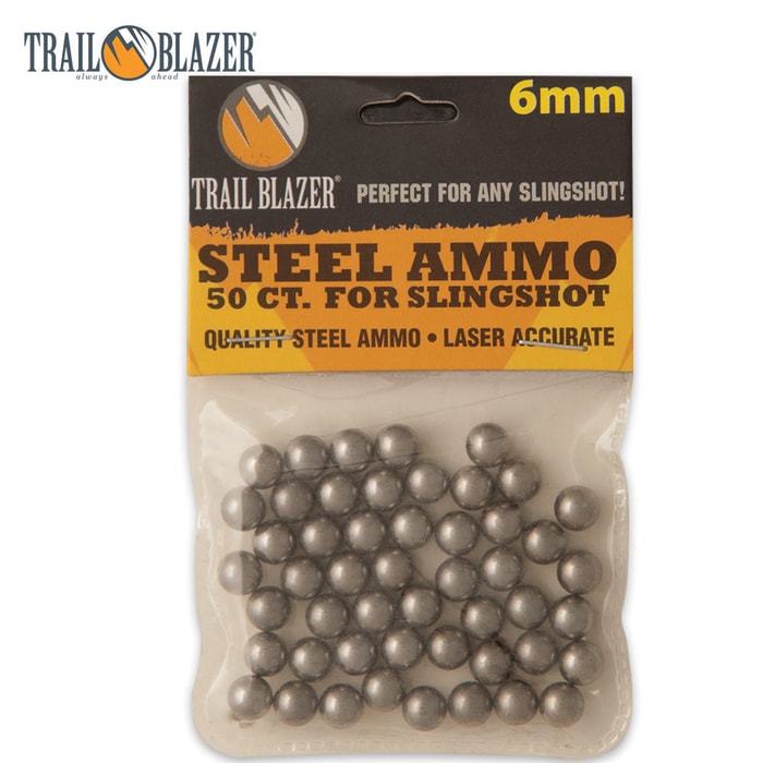 Trailblazer All Steel Slingshot Ammo 50 Count