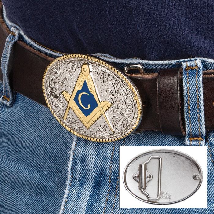 Masonic Belt Buckle