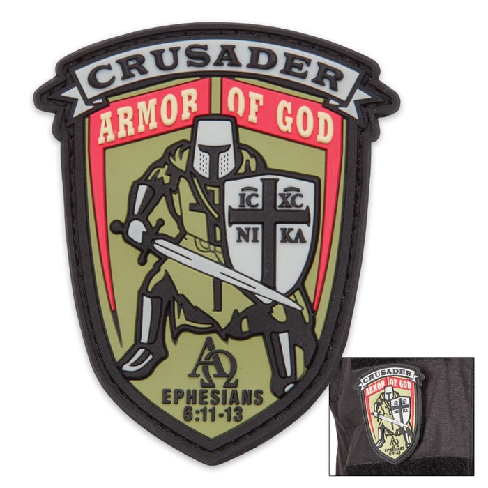 Crusader AOG PVC Patch With Velcro Backing