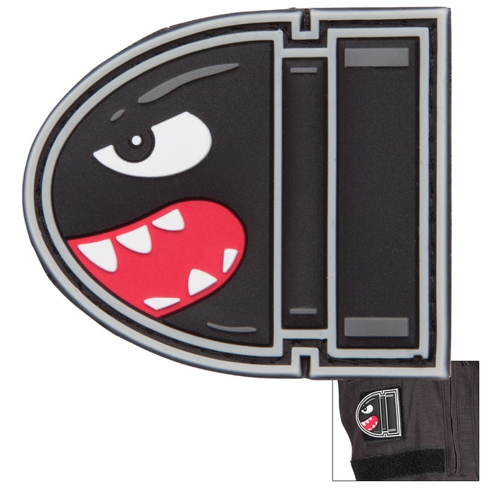 Biting Bullet PVC Patch With Velcro Backing