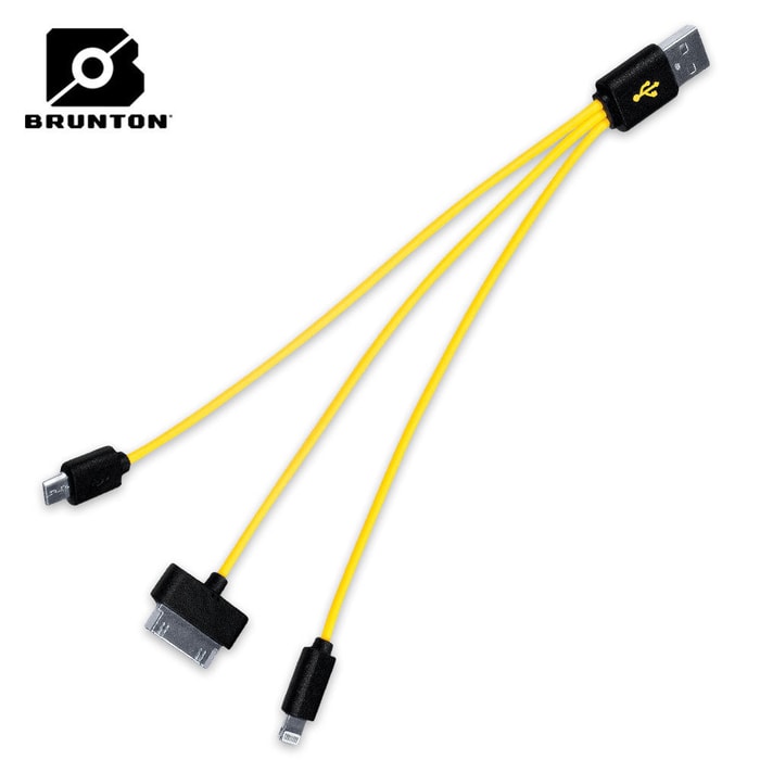 Brunton Three In One Cable Charger USB