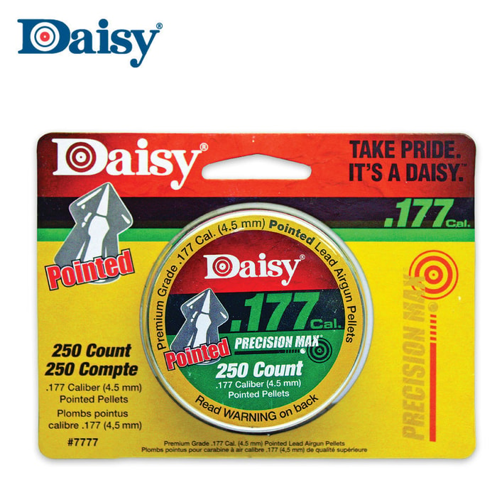 Daisy .177 Cal. Pointed Pellets 250 Tin