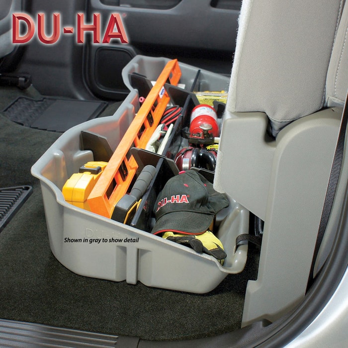 DU-HA Underseat Storage - 2014-2017 Chevy / GMC Crew Cab Trucks - Black