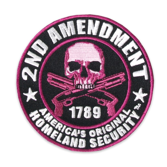 Second Amendment 1789 Homeland Security Skull Morale Patch