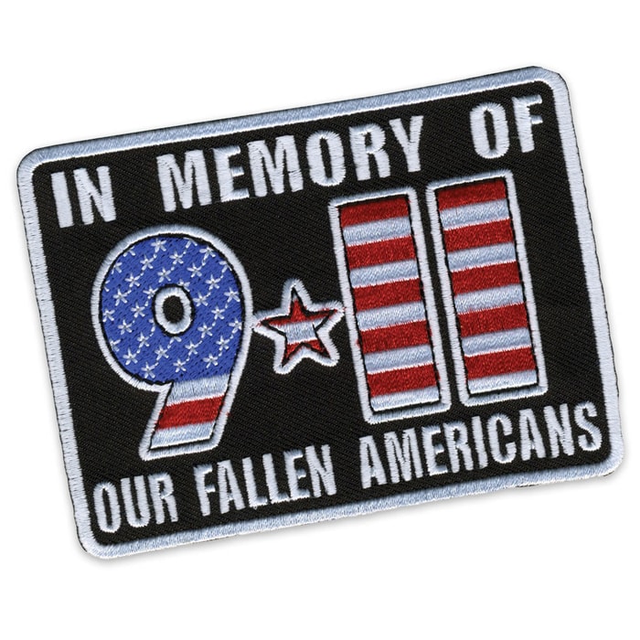 911 September 11 Memorial Morale Patch
