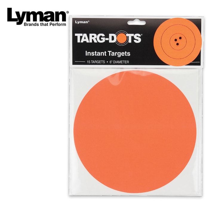 Lyman 6 In. Stick-On Target Dots - 15 Pack