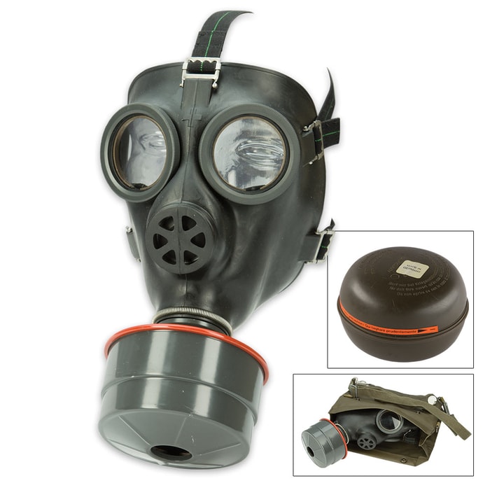 Swiss Gas Mask With Bag And Filter