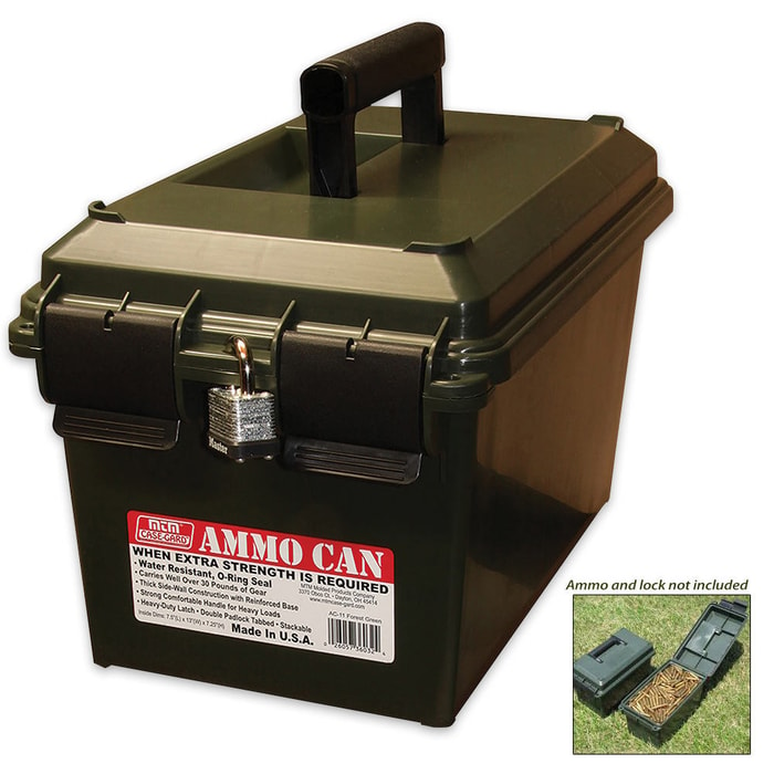MTM Ammo Can Storage Box AC11 Forest Green