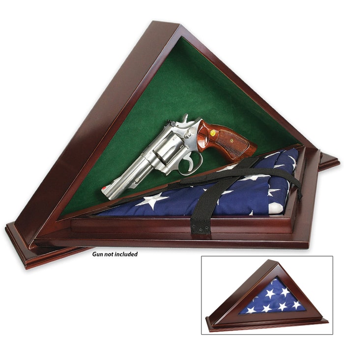 Classic Patriot Flag Case With Concealment Compartment