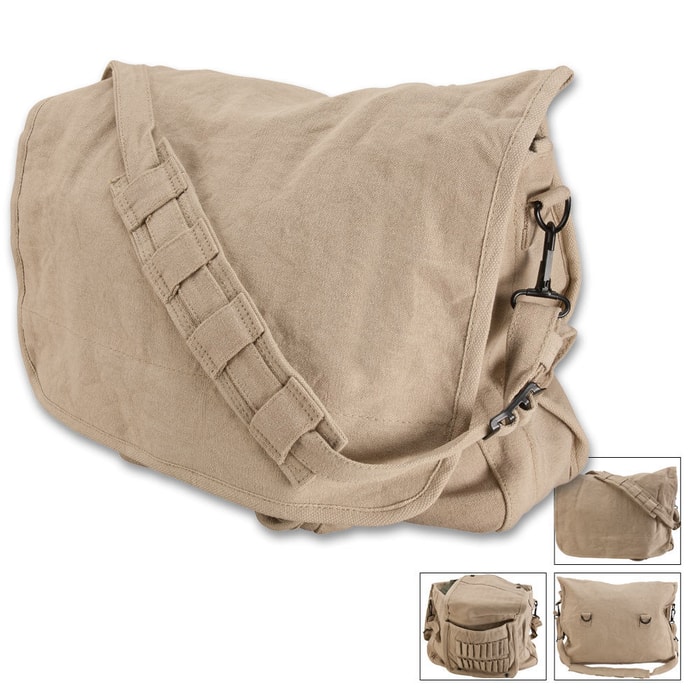 Rothco Khaki Paratrooper Shoulder Bag