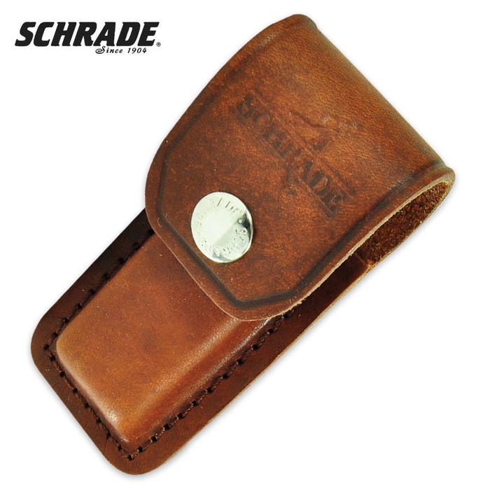 Schrade Old Timer Leather Belt Sheath Medium