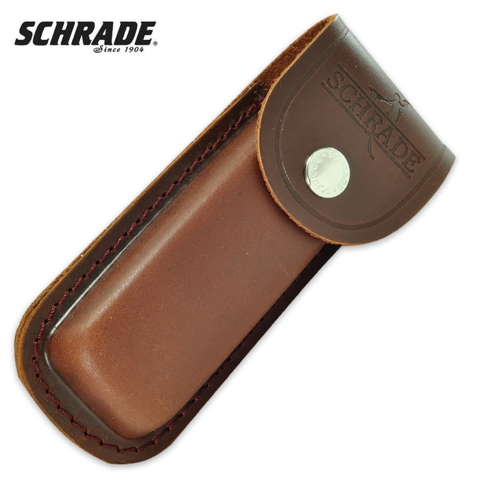 Schrade Old Timer Leather Belt Sheath Large