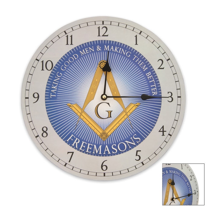 Freemasons Wall Clock