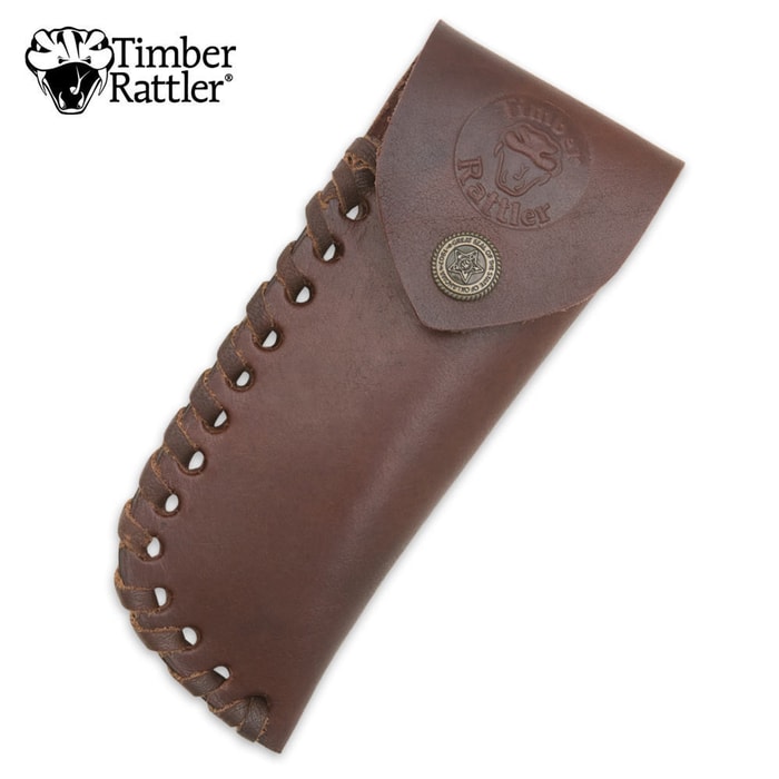 Timber Rattler 4 Inch Leather Sheath
