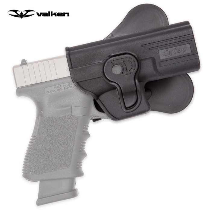 Valken Cytac Glock Holster - Fits Glock 17, 19, 22, 23, 31, 32, 34, 35 (Gen 1, 2, 3, 4)