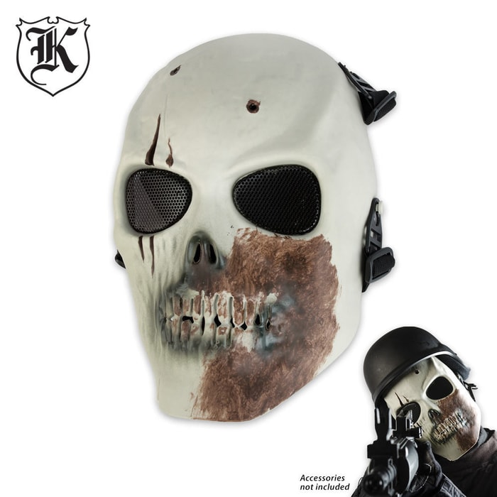 ABS Skeletal Zombie Facemask 