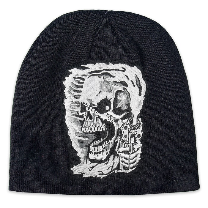 Assassin Skull Knit Beanie Hat
