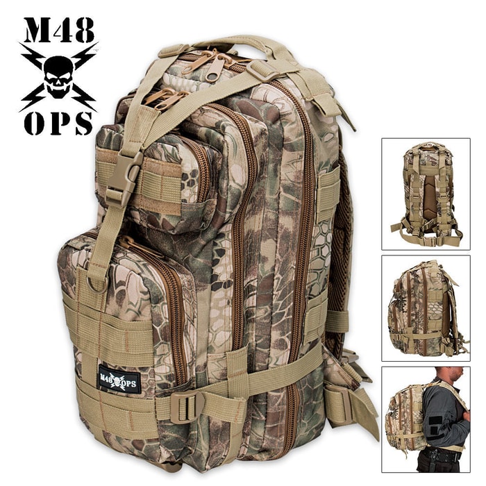 M48 Ops Gear Camo Daypack 