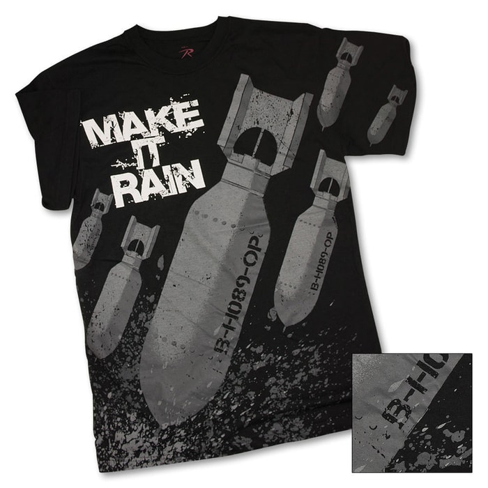 Make It Rain Bombs Short Sleeve T-Shirt