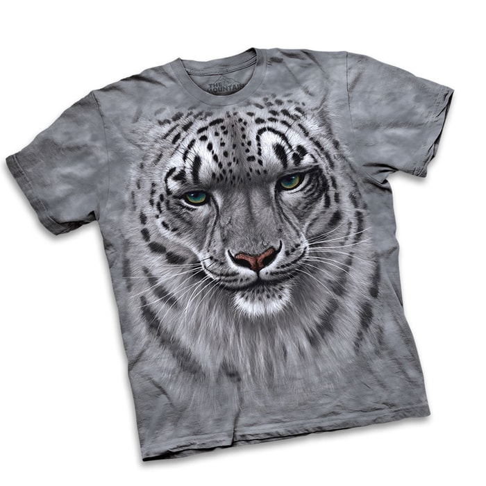 Snow Leopard Short Sleeve Shirt
