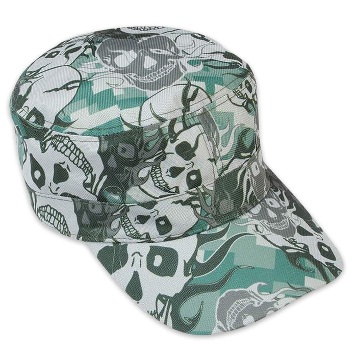 Casual Outfitters Grey Skull Camo Design Cap