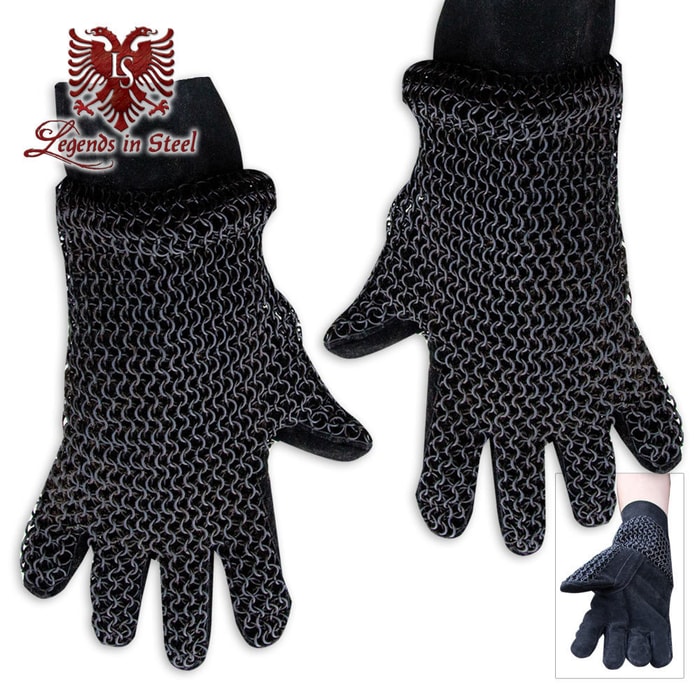 Legends in Steel Chainmail armor gloves