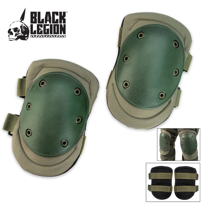Black Legion Tactical Knee Pads OD Green
