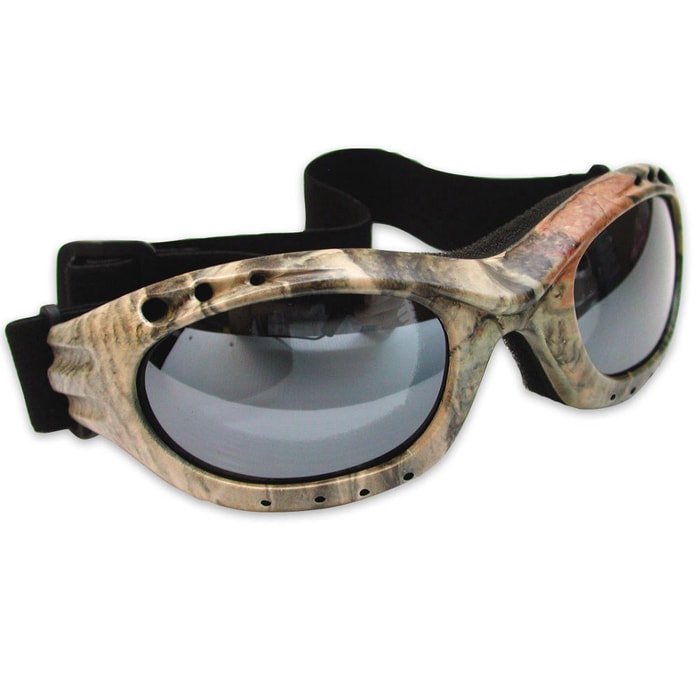 Goggle Folding Soft Touch Camo Sunglasses