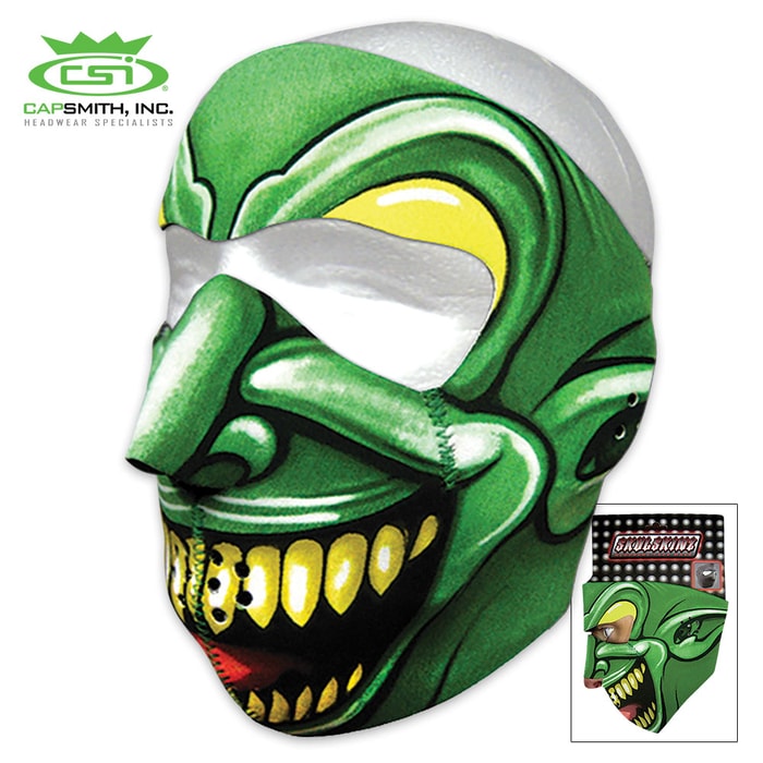 Grinning Goblin Neoprene Face Mask