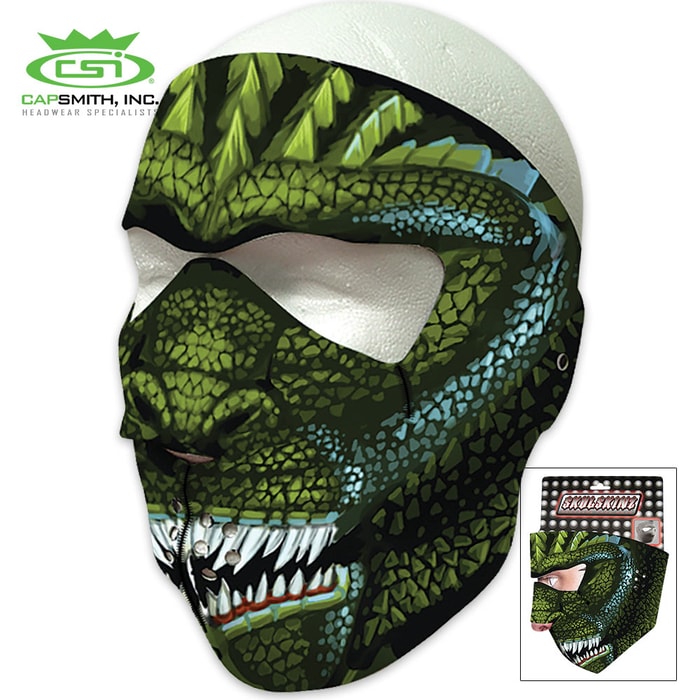 King Of Lizards Neoprene Face Mask