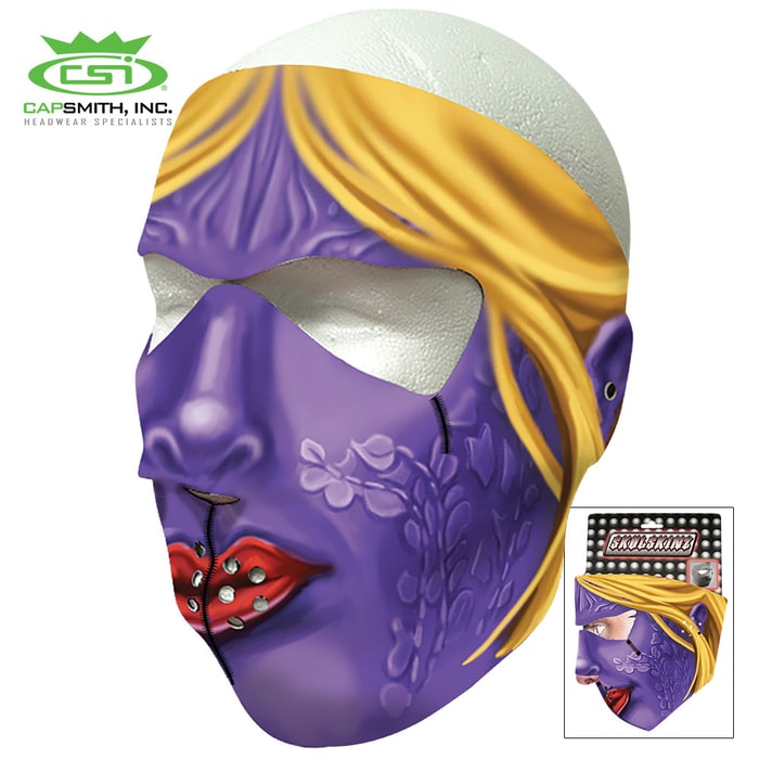 Miss Violet Neoprene Face Mask