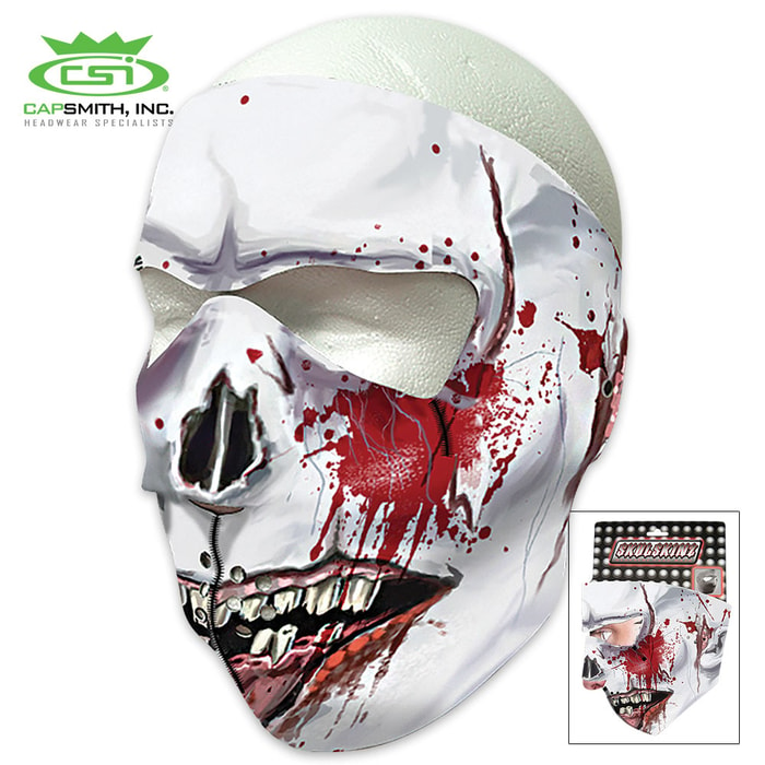 Bloody Feast Skull Neoprene Face Mask