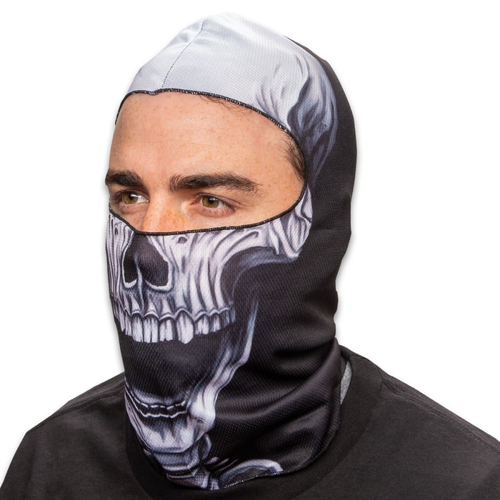 Skull Fleece Face Mask - Lightweight