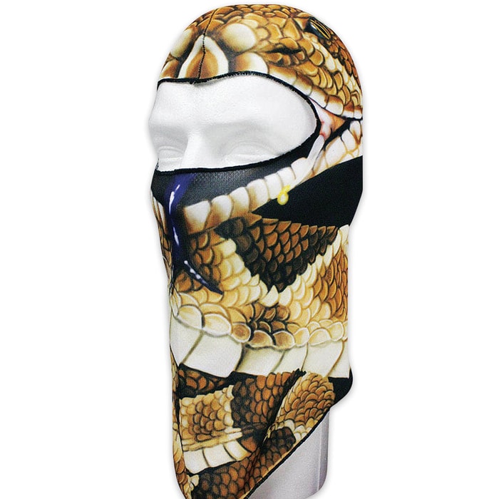 Snake FLeece Face Mask - Lightweight