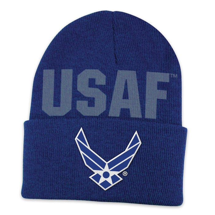 Air Force Color Cuff Beanie Hat