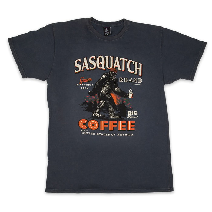 Sasquatch Coffee Normandy Gray T-Shirt