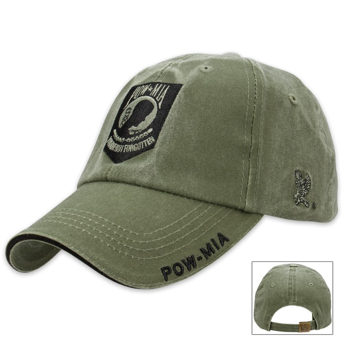 Eagle Crest POW MIA OD Green Cap - Hat
