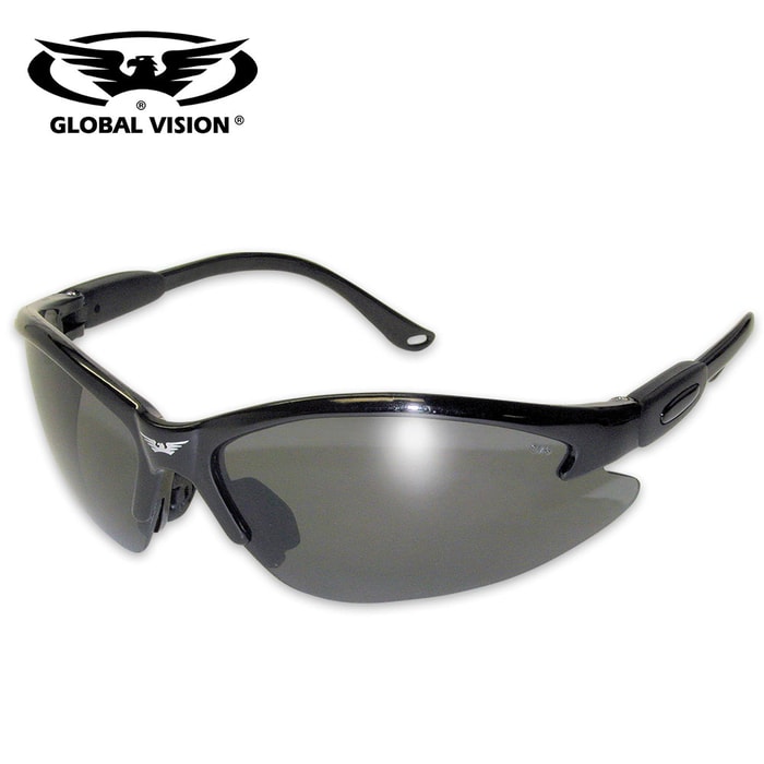Global Vision Cougar Safety Sunglasses - Smoke