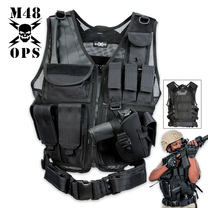 M48 OPS Tactical Cross Draw Vest